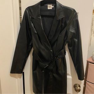 Princess Polly Faux Leather Coat